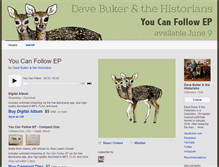 Tablet Screenshot of davebuker.bandcamp.com