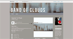 Desktop Screenshot of bandofclouds.bandcamp.com