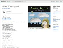 Tablet Screenshot of georgiaenglishmusic.bandcamp.com