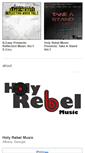 Mobile Screenshot of holyrebelmusic.bandcamp.com