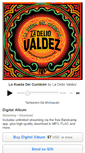 Mobile Screenshot of ladeliovaldez.bandcamp.com