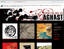 Tablet Screenshot of aghast1.bandcamp.com