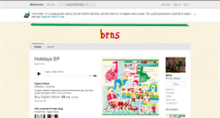 Desktop Screenshot of brns.bandcamp.com