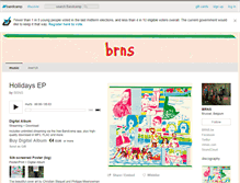 Tablet Screenshot of brns.bandcamp.com
