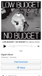Mobile Screenshot of lowbudgetnobudget.bandcamp.com
