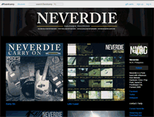 Tablet Screenshot of neverdie.bandcamp.com