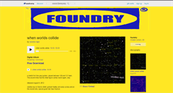 Desktop Screenshot of foundry.bandcamp.com