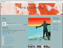 Tablet Screenshot of americanspacemonster.bandcamp.com