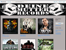 Tablet Screenshot of deinemutterrecords.bandcamp.com