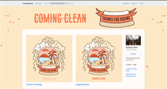 Desktop Screenshot of comingclean.bandcamp.com
