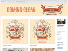 Tablet Screenshot of comingclean.bandcamp.com