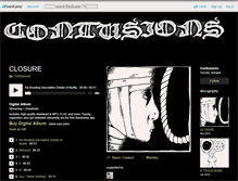 Tablet Screenshot of contusions.bandcamp.com