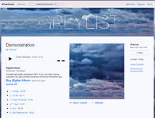 Tablet Screenshot of greylist.bandcamp.com