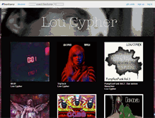 Tablet Screenshot of loucypher.bandcamp.com
