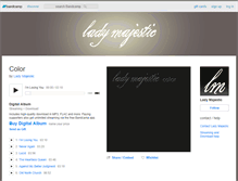 Tablet Screenshot of ladymajestic.bandcamp.com