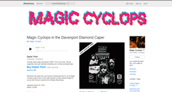 Desktop Screenshot of magiccyclops.bandcamp.com