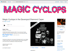 Tablet Screenshot of magiccyclops.bandcamp.com