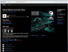 Tablet Screenshot of davidmooreandtheoars.bandcamp.com