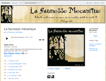 Tablet Screenshot of lafaunessemecanique.bandcamp.com