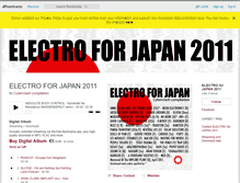 Tablet Screenshot of electroforjapan2011.bandcamp.com