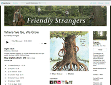 Tablet Screenshot of friendlystrangersband.bandcamp.com