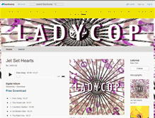 Tablet Screenshot of ladycop.bandcamp.com