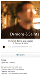 Mobile Screenshot of demonsandsaints.bandcamp.com