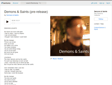 Tablet Screenshot of demonsandsaints.bandcamp.com