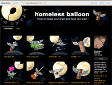 Tablet Screenshot of homelessballoon.bandcamp.com