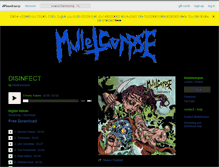 Tablet Screenshot of mulletcorpse.bandcamp.com