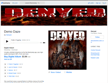 Tablet Screenshot of denyed.bandcamp.com