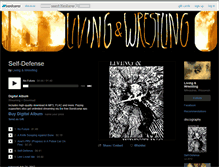 Tablet Screenshot of livingandwrestling.bandcamp.com