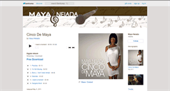 Desktop Screenshot of mayaneiada.bandcamp.com