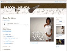 Tablet Screenshot of mayaneiada.bandcamp.com