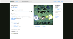 Desktop Screenshot of basicpurpose.bandcamp.com