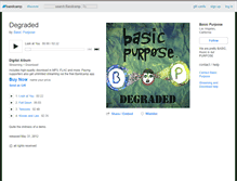 Tablet Screenshot of basicpurpose.bandcamp.com