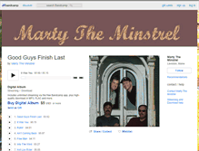 Tablet Screenshot of martytheminstrel.bandcamp.com