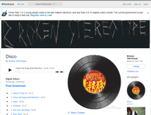 Tablet Screenshot of brokenstereotype.bandcamp.com