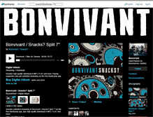 Tablet Screenshot of bonvivantrock.bandcamp.com