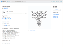 Tablet Screenshot of intiraymi.bandcamp.com