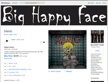 Tablet Screenshot of bighappyface.bandcamp.com