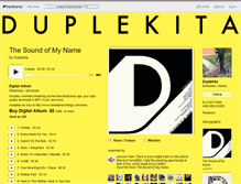 Tablet Screenshot of duplekita.bandcamp.com