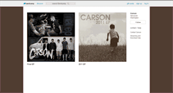 Desktop Screenshot of carsonwa.bandcamp.com
