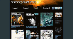 Desktop Screenshot of nothingeverlasts.bandcamp.com