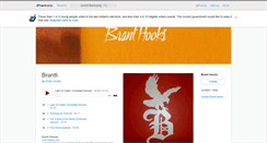 Desktop Screenshot of branthooks.bandcamp.com