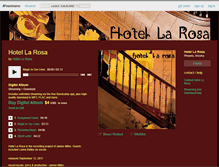 Tablet Screenshot of hotellarosa.bandcamp.com