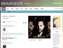 Tablet Screenshot of brianfuente.bandcamp.com