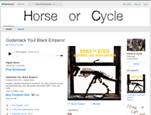 Tablet Screenshot of horseorcycle.bandcamp.com