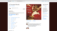 Desktop Screenshot of paperthickwalls.bandcamp.com