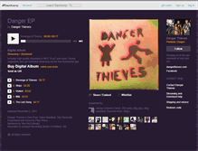 Tablet Screenshot of dangerthieves.bandcamp.com